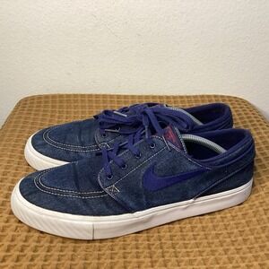 Nike SB Zoom Janoski Blue Denim Mens Sz 12 Skate Shoes Sneakers 615957-449
